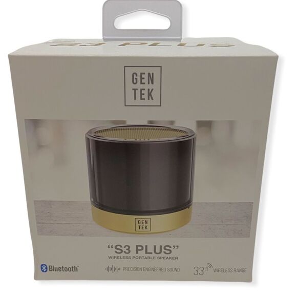 Gen Tek S3 Plus Wireless Bluetooth Portable Speaker - Picture 4 of 4